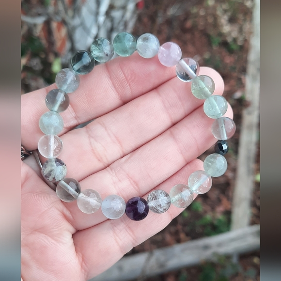 Hand Crafted Jewelry - Fluorite 8mm (high quality) Bracelet